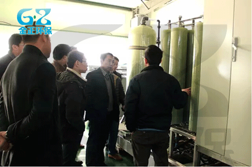 培训后，DTRO膜代理商集体参观工厂设备组装